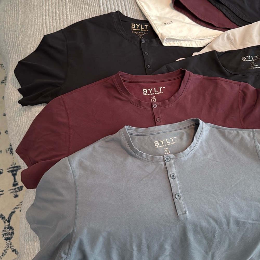 BYLT LUX Drop Cut Men’s Tees and Tanks LARGE